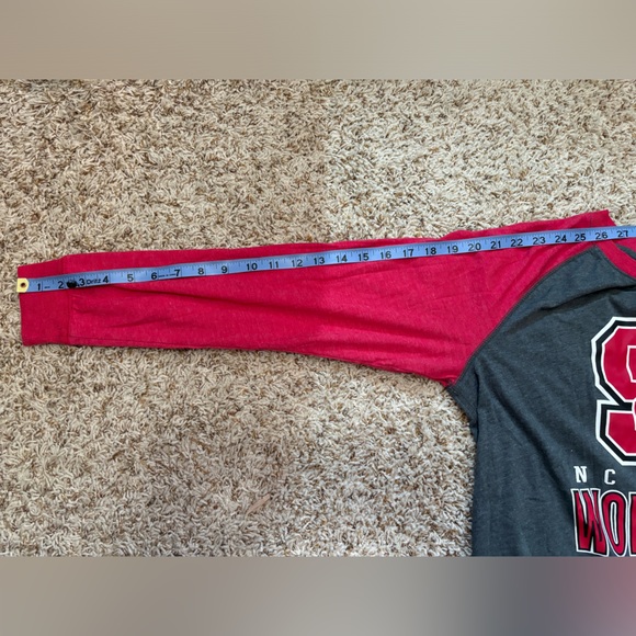 NC State Youth XL (20)Raglan Style Long Sleeve T shirt Game Day Colloseum brand - Picture 9 of 9